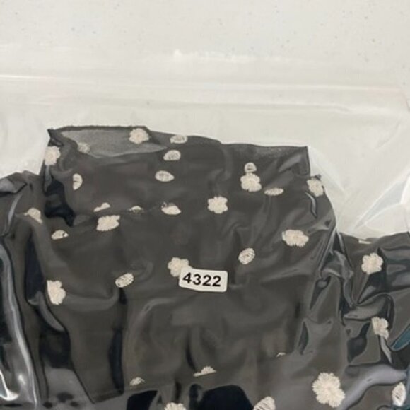 Hutch Georgia Maxi Dress Ruffles Wrap Floral Polka Dots Layered Cocktail Black - Picture 12 of 12